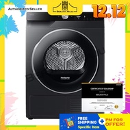 Samsung 9.0KG With Ai Control Heat Pump Front Load Dryer DV90T6240LB/FQ (Black)