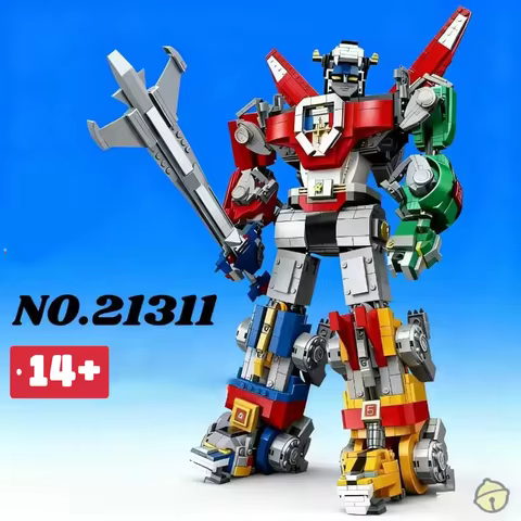 MOC 21311 2321PCS Voltron Deformable Building Blocks Model Bricks 5 in 1 Defender of the Universe To