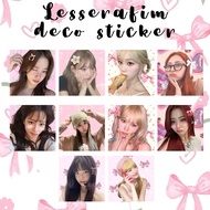 [Luvlystuff] LESSERAFIM MAIL STICKER DECO || KPOP STIKER KOREAN MAIL PINK GLOSSY