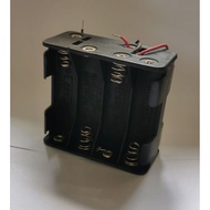8AA battery Holder black