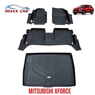 TRỌN BỘ XFORCE: Thảm lót sàn + rối + lót cốp MAXXCAR nhựa TPE đúc 5D xe Xforce 2024+.