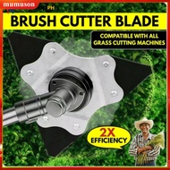 Brush Cutter Blade 3 Teeth 10 Inch Carbon Steel for Grass Trimmer Lawn Mower - Grass Cutter Blade