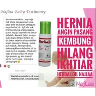 NAJLAA HERBAL OIL /HERB OIL - Mengurangkan HERNIA /ANGIN PASANG/ULURAN. READY STOCK - FAST DELIVERY