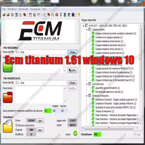 2024 Hot !ECM TITANIUM 1.61 With 26000 + Driver ECM 18259+ Drivers for ecu tool Send link or CD or U