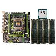 X79 Motherboard Set LGA2011 E5-2650 V2 CPU 4X DDR3 4G RAM PCI-E X16 SATA3.0 Motherboard Support Non-