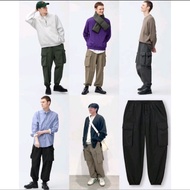 GU UNQLO Men twill cargo - men's cargo pants