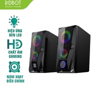 Hot Deals - BẢO HÀNH CHÍNH HÃNG 12 THÁNG -LỖI ĐỔI MỚI - Loa Game Máy Tính ROBOT RS200 Hiệu Ứng Đèn L