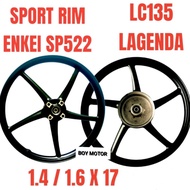 ENKEI SP522 LC135 / 4S / V1 / V2 / V3 / V4 / V5 / V6 / V7 SPORT RIM ENKEI SP522 LC135