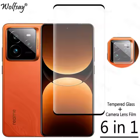 Full Cover Tempered Glass For Realme GT 7 Pro Screen Protector Realme GT7 Pro 6T Neo 6 SE Camera Gla