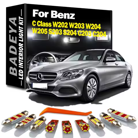 BADEYA Canbus LED Interior Light Kit For Mercedes Benz C Class W202 W203 W204 W205 S203 S204 C203 C2