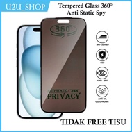 Tempered Glass 360 Anti Static Spy For Infinix Hot 8 Hot 9 Hot 11 12i 12 Pro Hot 20 5g 30i 40i 50i 5