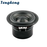 HD Tenhong 1 Buah 4 Inci 4Ohm 8Ohm Unit Speaker Subwoofer 116Mm 50W
