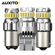 AUXITO 2Pcs S25 LED Lamp 1156 1157 P21 5W Bay15d Ba15s T20 7443 7440 W21/5W W21W LED Bulb Car Parkin