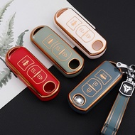 Car Key Case Cover for Mazda 2 3 6 Atenza Axela Demio CX-5 CX5 CX-3 CX7 CX-9 2015 2016 2017 2018 201