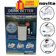 [Water Filter] Novita Faucet Water Purifier NP180UF/NP190UF/NP200UF Filter