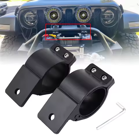 Universal Tube Clamp Approx 1.7"/1.9" Bull Bar Mounts Bracket Kit for LED Work Lights Bracket Off Ro