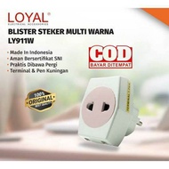 LOYAL Steker T Multi Colokan Listrik Serbaguna / Steker T Multi Loyal
