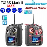 RadioMaster TX16S Mark II MAX AG01 Hall Sensor Gimbals 2.4GHz 16CH 4IN1/ ELRS Transmitter (Mode2 Lef