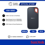 SanDisk Extreme Portable SSD (E61/E81/ E30) External SSD with USB-C 3.2 Interface