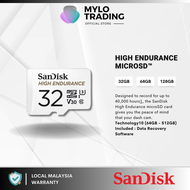 SanDisk High Endurance SDSQQNR - ( 32GB / 64GB / 128GB ) Micro SD Card Security 100Mb/s