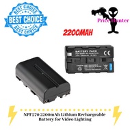 OEM NPF570 2200mAh Lithium Rechargeable Battery Pack for Video Lighting