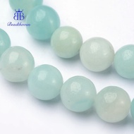 1strand Flower Amazonite Round Bead Strands 6mm Hole: 1mm 61pcs/strand 15.3 inch