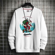 Fortklass Santa Skate FortKlas Sweater Premium Men's Long Sleeve Sweater unisex Sweatshirt Men's Cre