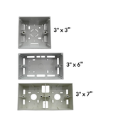 [3x3/3x6/3x7] PVC Box Surface Nut Box/ Electrical Box