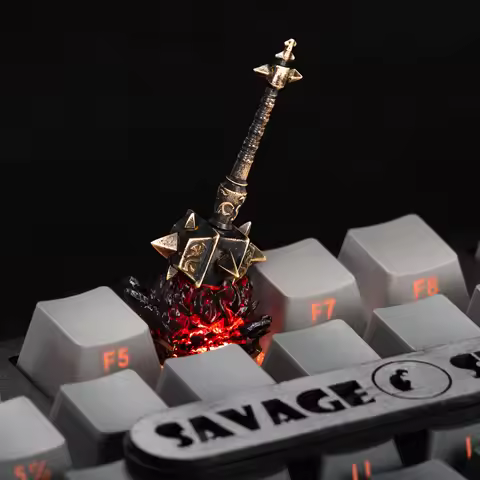ZRGAE Wow Sulfuras keycaps, Personalize Keycaps for Mechanical Keyboards Cherry MX-compatible,Wow cr