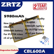 New High-Quality CBL600A 5980mAh battery For iFLYTEK iclass c6 x2 pro Battery