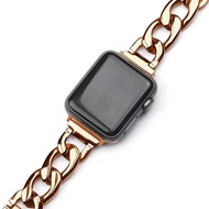 [HOT JUXXKWIHGWH 514] สร้อยข้อมือสแตนเลสสำหรับ Apple Watch 6 4 Se 7 Band 44มม. 42มม. 45มม. 41มม. สายโซ่โลหะสำหรับ Apple Watch Series 5 40มม. เข็มขัด