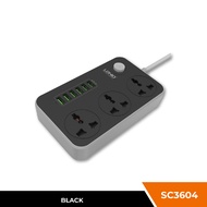 LDNIO SC3604 SC3412 SK3662 SC4407 Power Strip 3 Universal Socket with 6 USB Output (3.4A/2m)
