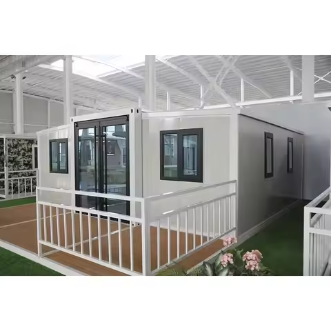 Quickly Installed 20ft 40ft Prefab Folding Home Fabricated Living Container Mobile House Portable Ex