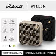 【6 Months Warranty】Original Bluetooth Speaker Marshall Willen Speaker Bass with Mic Hands-free Call Function Portable Waterproof Bluetooth Speaker Home Speaker for IOS/Android/PC Marshall Willen 15Hours of Battery Life
