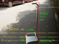 Authentic 304 Stainless Steel Dustpan Dustpan Garbage Shovel For Home Durable Thickened Dustpan Fact