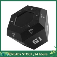 1 PCS Pomodoro Timer Productivity Timer Black Plastic 3, 5, 15, 30, 45, 60 Minute Preset  Countdown 