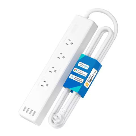 Meross Smart Power Strip WiFi Surge Protector US Plug Socket Extension Support HomeKit Siri Alexa Go