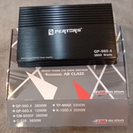Q pertrons QP960.4 4 Channel Power Amplifier MOSFET | 4CH Amplifier 3800W | High Performance Power A
