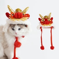 JOEYSPAW - Lei Hat Dog Cat Accessories/ | Chinese New Year Dog Cat Accessories | Chinese New Year Do