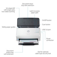 Máy quét 2 mặt HP ScanJet Pro 2000 s2 Sheet-feed (6FW06A) - Hàng HP Việt Nam