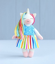 PDF 迷你獨角獸娃娃縫紉花樣