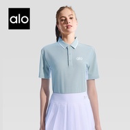 Alo Yoga Men Women Style Alo Polo Shirt Couple Style, Suitable for Sports
