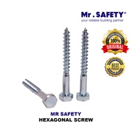 Mr Safety Wood Screws - Hexagon Screws (Box Packaging)