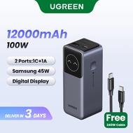 UGREEN 20000mAh Laptop Powerbank PD 130W 1C1A Fast Charging Power Bank for Laptop Dell MacBook Air/P