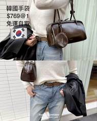 免運💖韓國🇰🇷Bucks & Leather 真皮Toast Bag