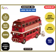 [Ready Stock][Valentine Gift] Robotime Rolife DIY 3D Wooden Puzzle - London Tour Bus, TGM02, 255PCS