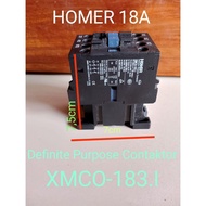 SOLD MAGNETIC CONTACTOR HOMER 18A XMC0-183.I I I