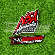 NSA PERFORMANCE STICKERS NSA PERFORMANCE STICKERS