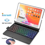 Touchpad Keyboard Case For iPad 10th generation 2022 10th gen 10.9'' 7-color backlight Wireless Bluetooth trackpad Keyboard Casing Cover