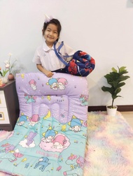 ที่นอนเด็ก เด็กอนุบาล มีหมอนในตัว พับเก็บง่าย ผ้าคอตตอนอย่างดี ถูกมาก มีเก็บเงินปลายทาง